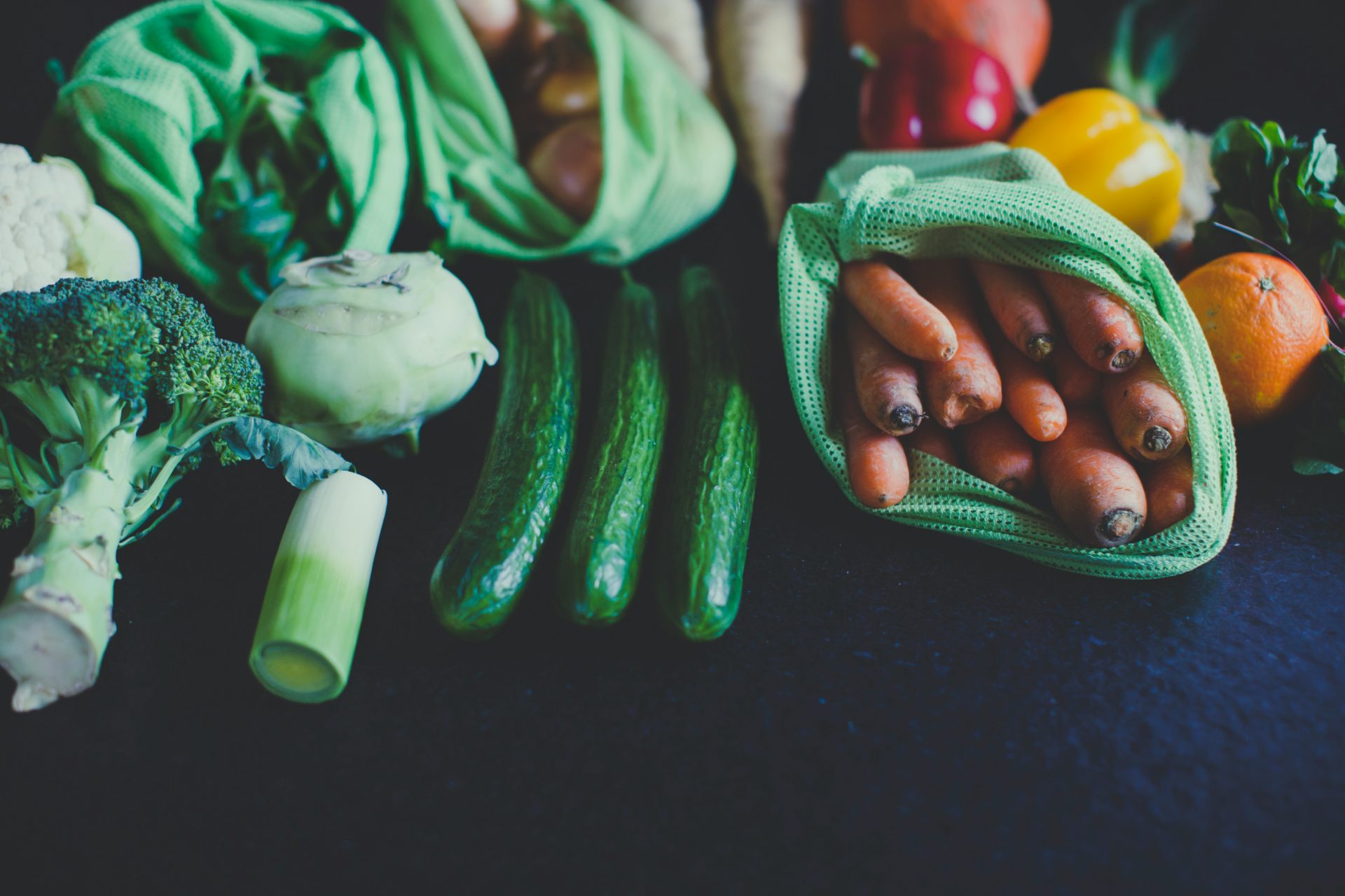 green chili peppers and yellow bell pepper